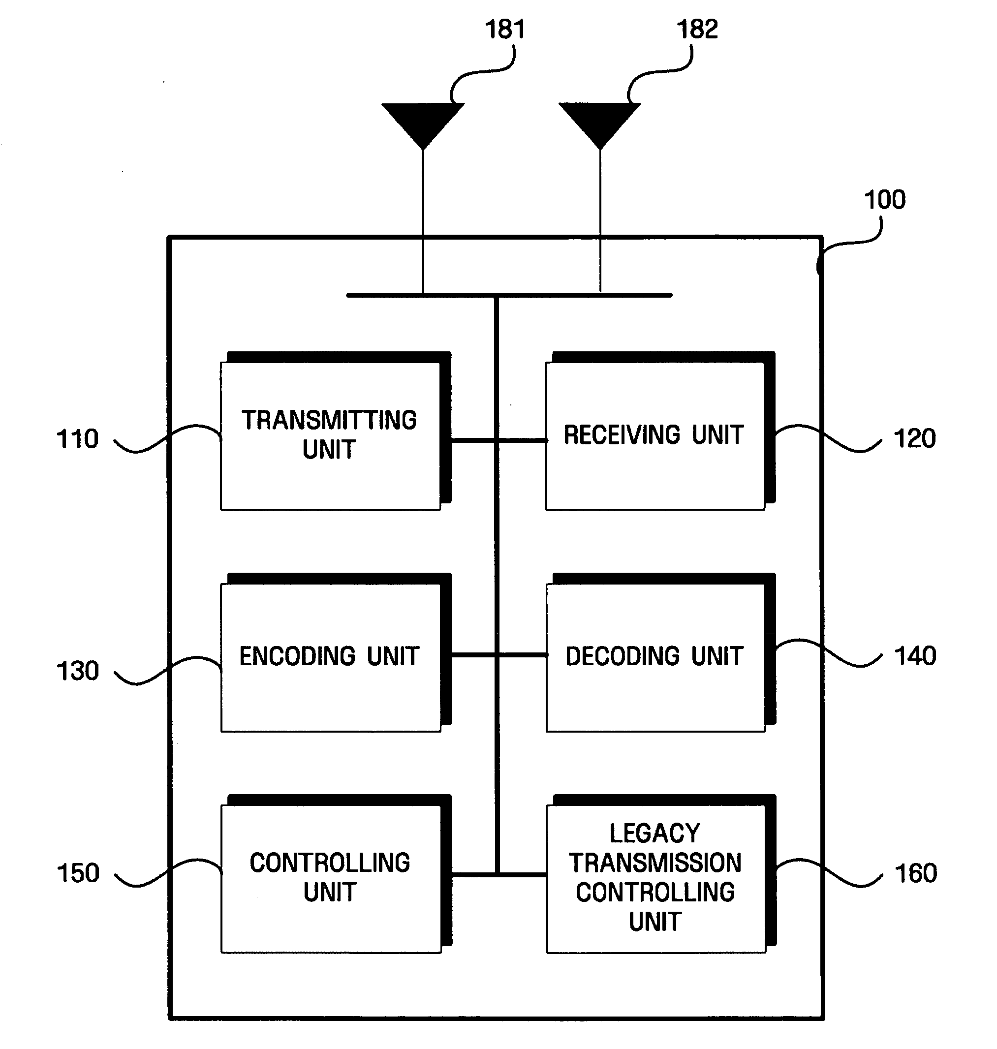 Method and apparatus for receiving data with down compatibility in high throughput wireless network