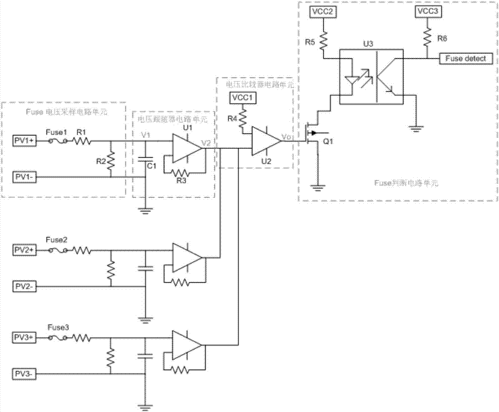 detection-circuit-for-judging-whether-fuse-is-good-or-bad-by-utilizing