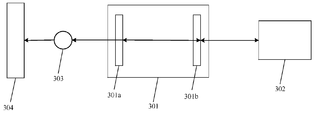 Displacement measuring device and method based on self-mixing holographic interference