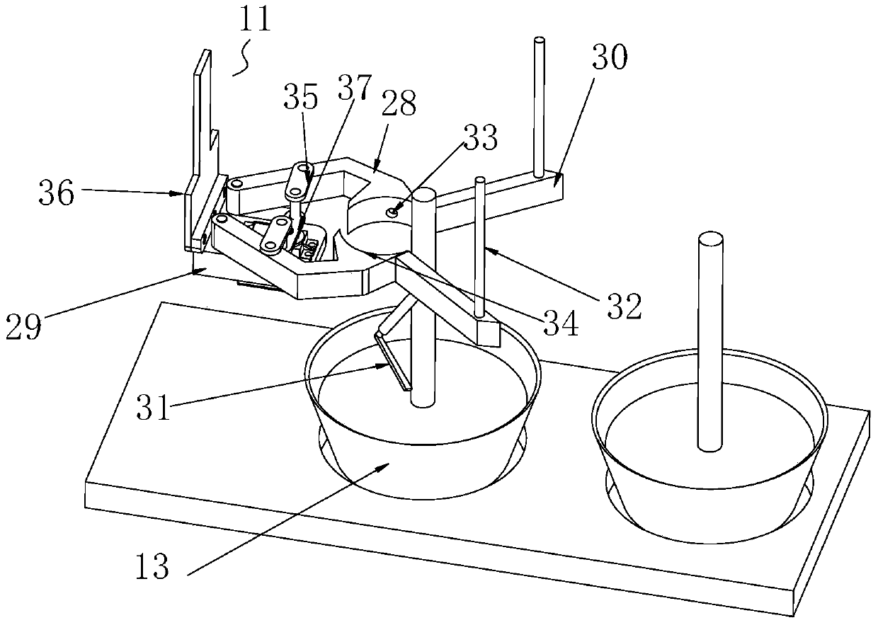 Nutrition pot seedling grafting machine