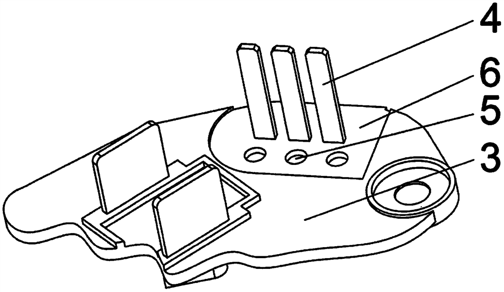 Repairing method of plastic support