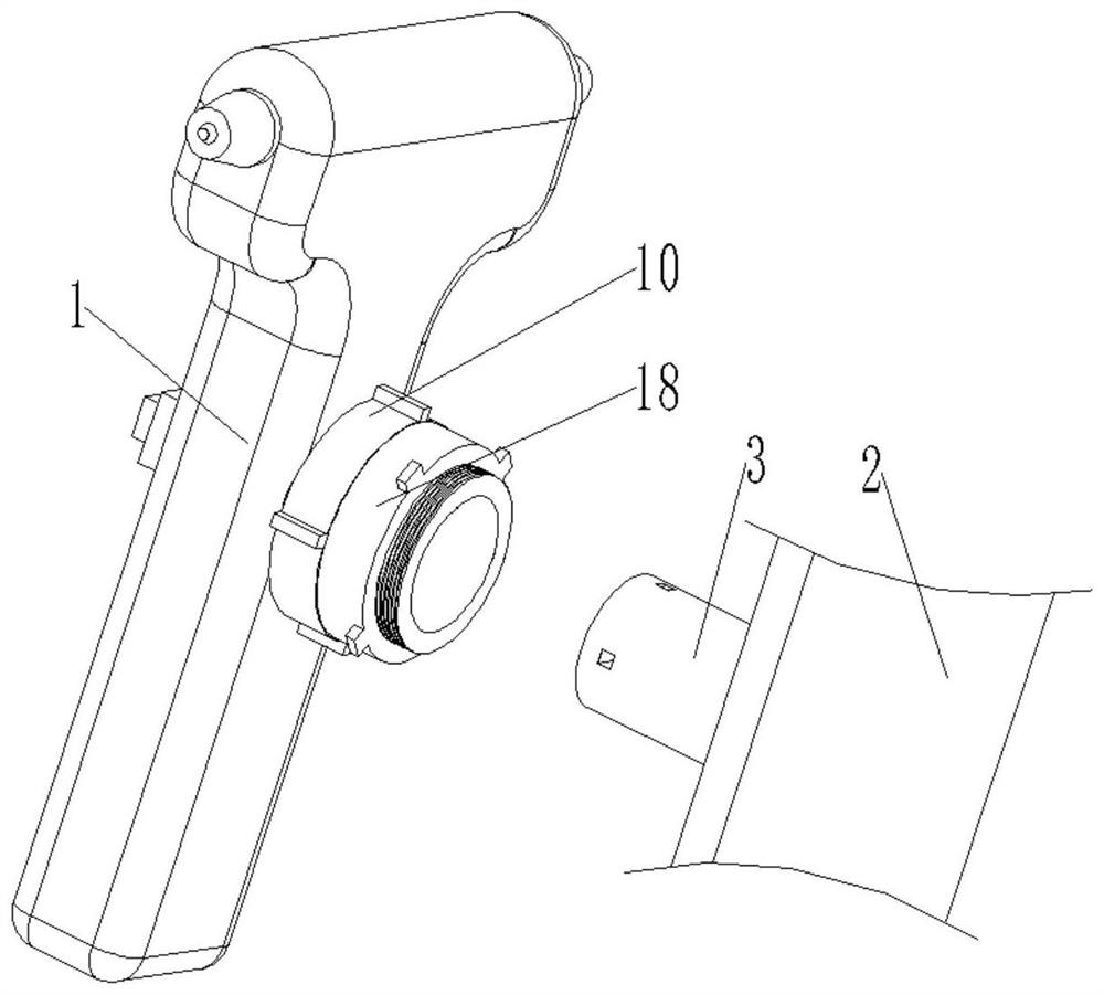 New energy automobile window breaking hammer capable of being quickly started