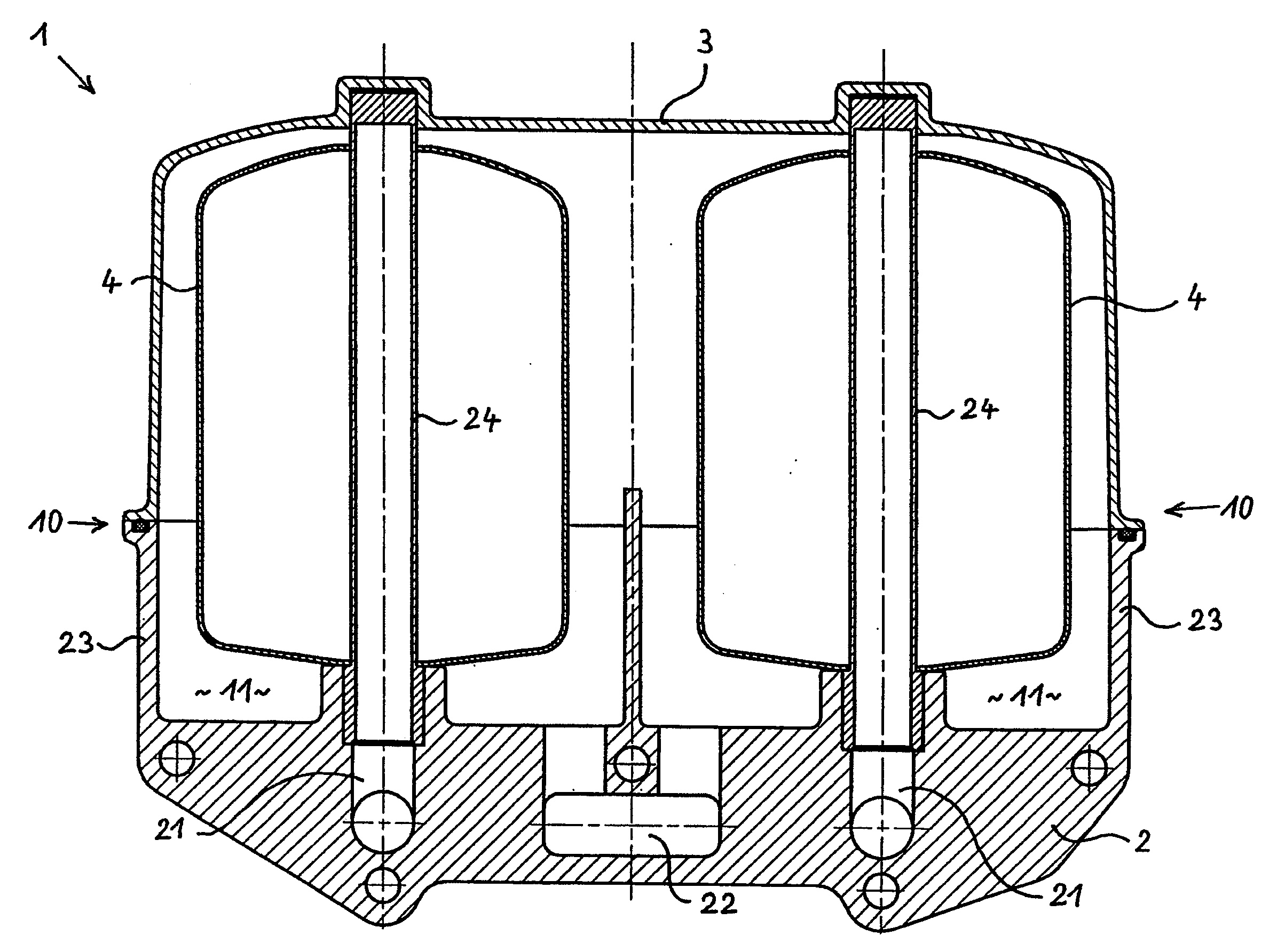 Centrifuges, in particular, for a lubricant oil in an internal combustion engine