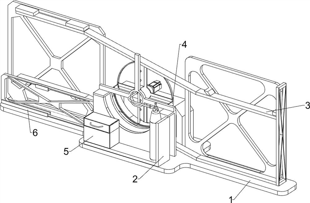 Device for conveniently removing burrs of dustpan