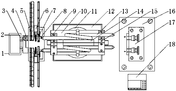 An automatic device for welding and injection molding processes of radio frequency coaxial jumper components