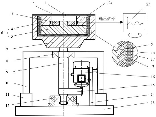 A die-casting device for superhard grinding wheel with ordered micro-groove structure