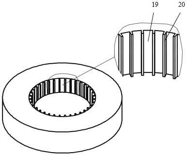 A die-casting device for superhard grinding wheel with ordered micro-groove structure