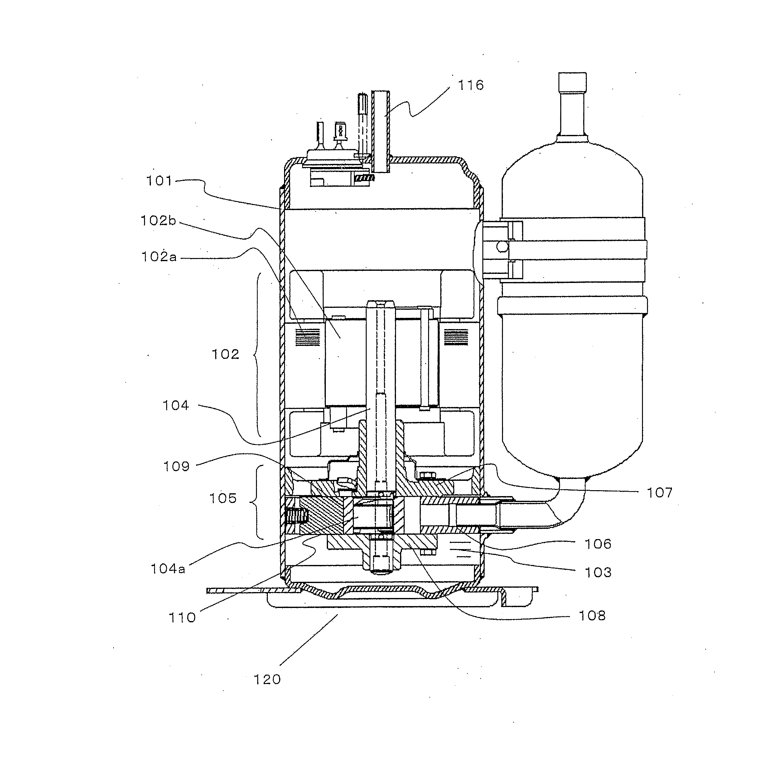 Compressor and refrigerating cycle apparatus using the same