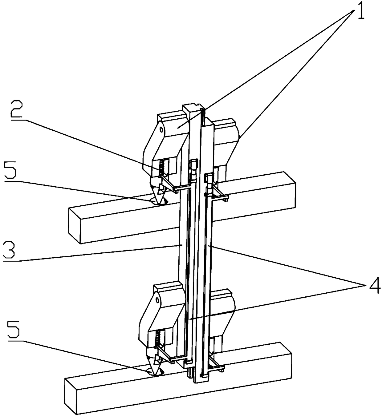 Mechanical arm mechanical lock and climbing device using mechanical arm mechanical lock