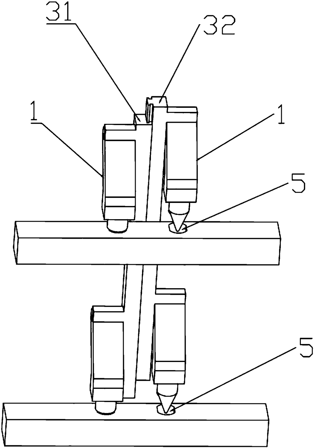 Mechanical arm mechanical lock and climbing device using mechanical arm mechanical lock