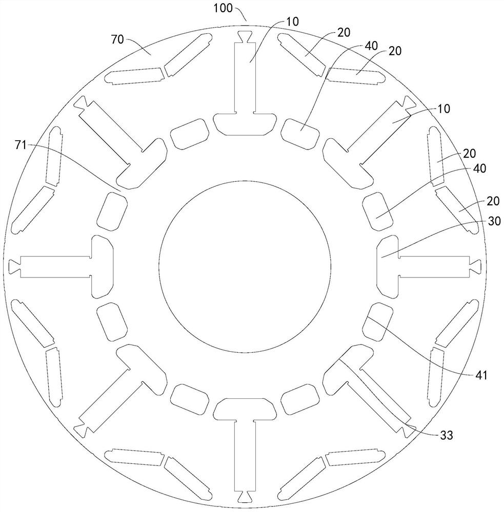 Rotor of motor, driving motor and vehicle