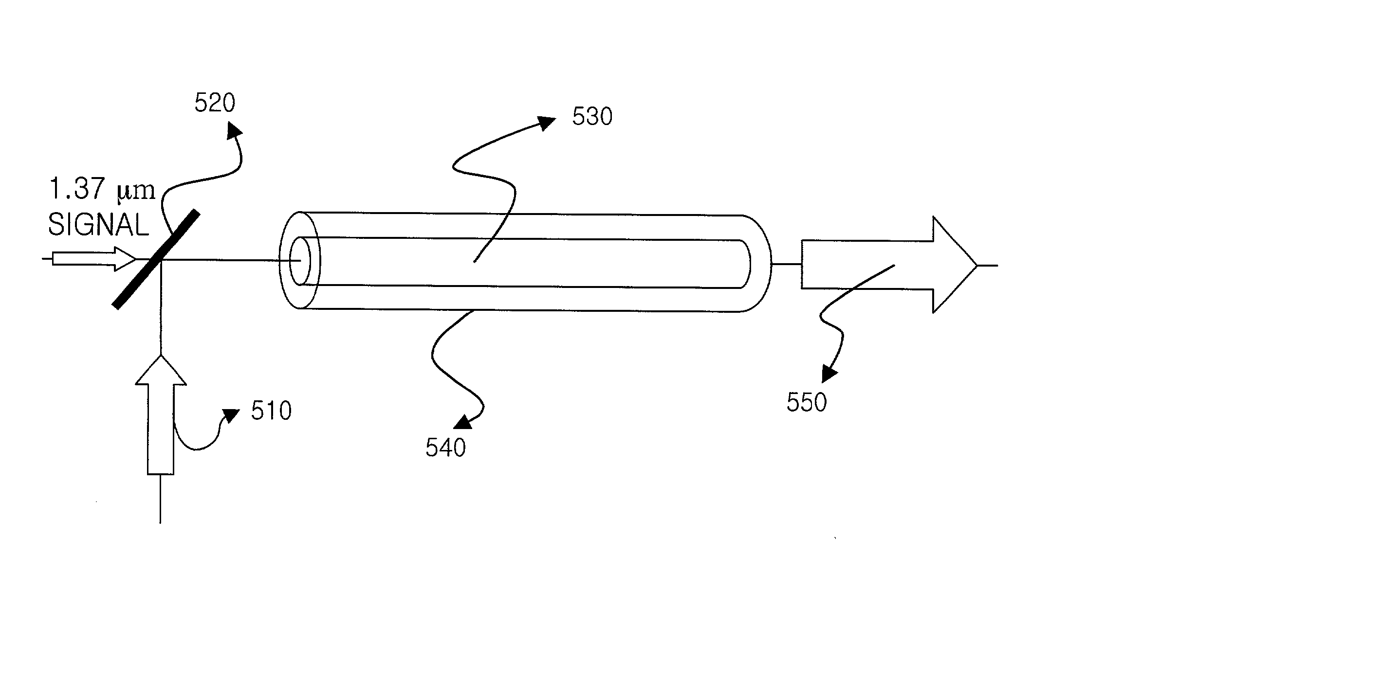 Optical amplifier incorporating therein holmium-doped optical fiber