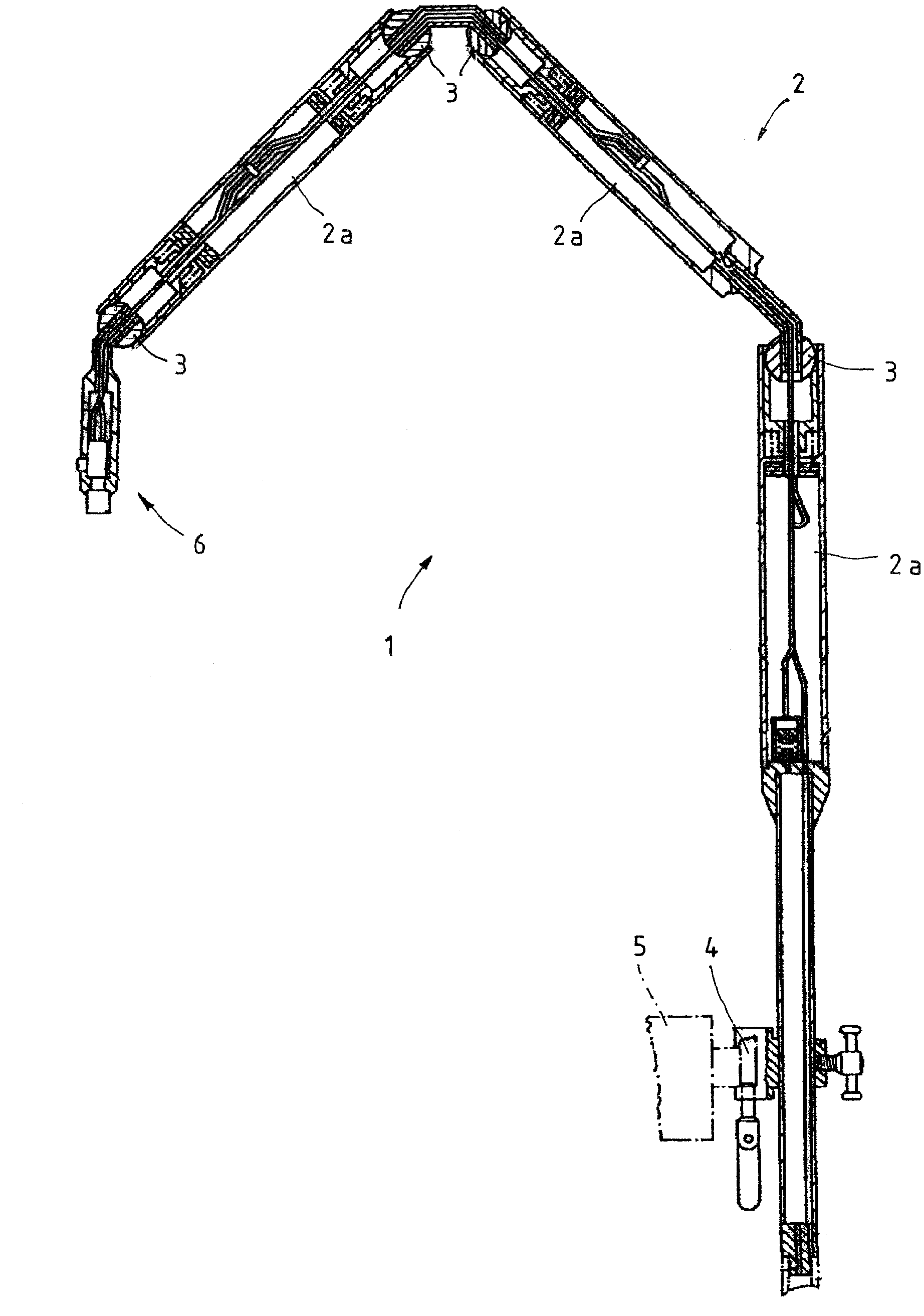 Holding device for medical purposes