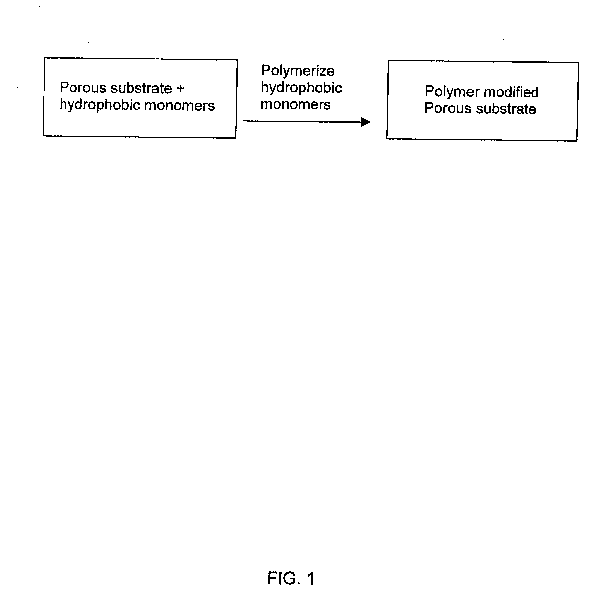 Polymer modified porous substrate for solid phase extraction