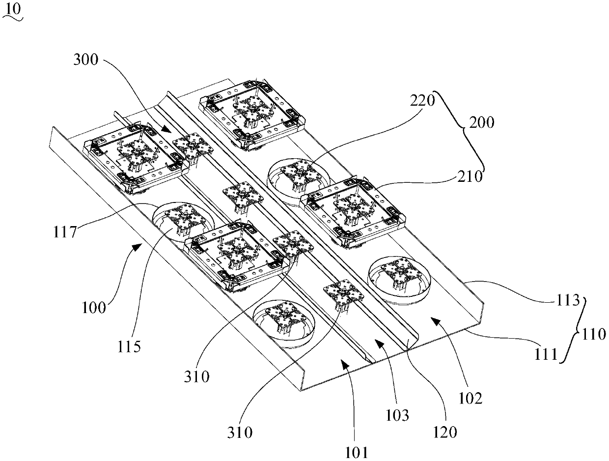 MIMO antenna array and antenna reflective substrate thereof