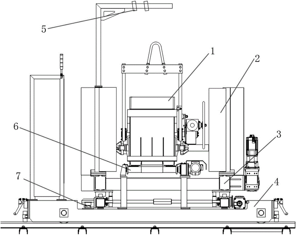 Full-automatic pouring machine and corresponding operating method