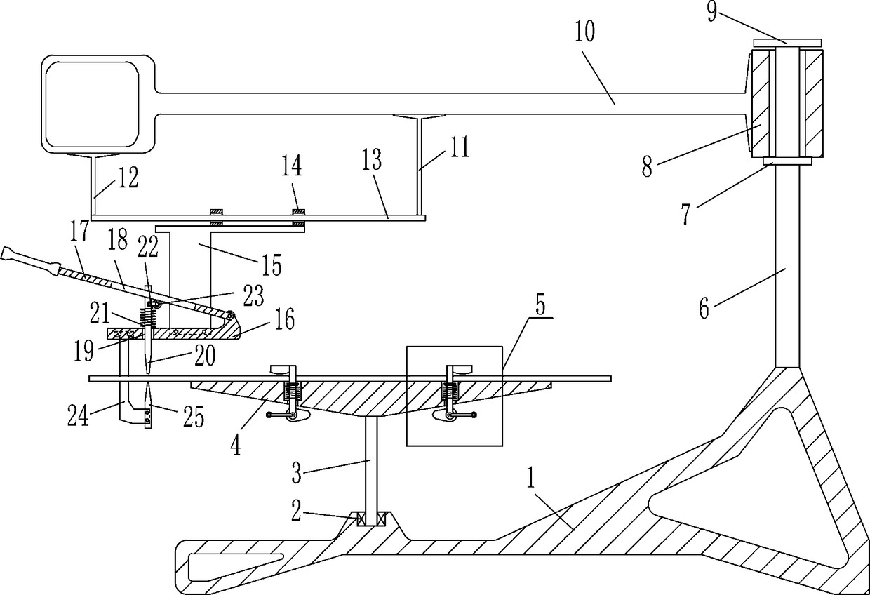 Municipal circular well lid reinforcement cutting equipment