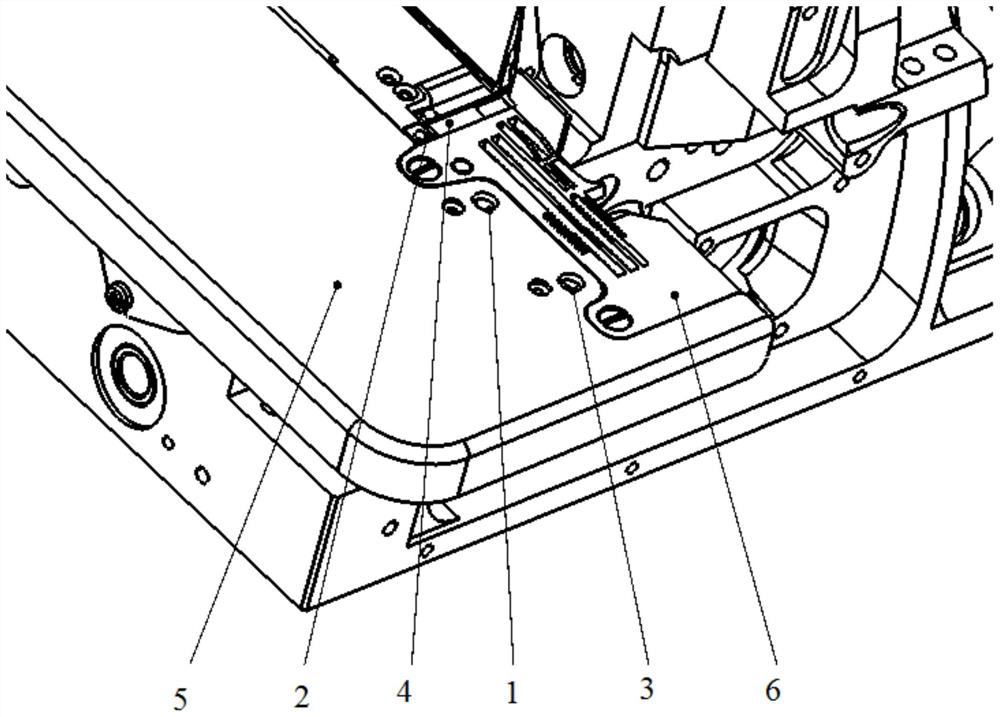 A kind of control method and structure of overlock thread trimming