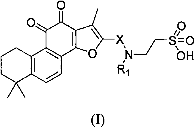 Sulfotanshinone IIA derivatives, and synthesis and applications thereof as drug