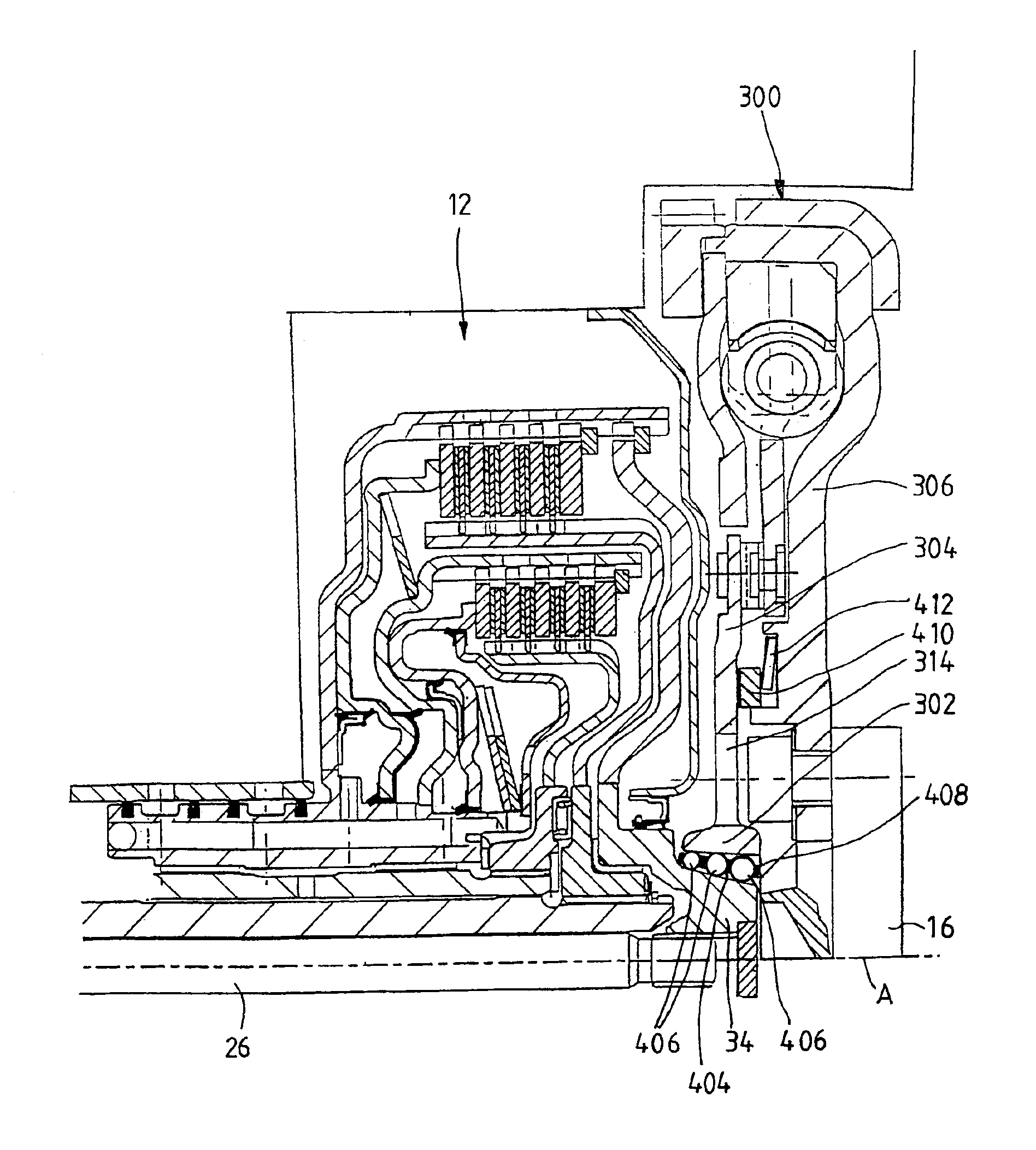 Rotary driving insertion connection, particularly for transmitting torque in a drivetrain of a motor vehicle