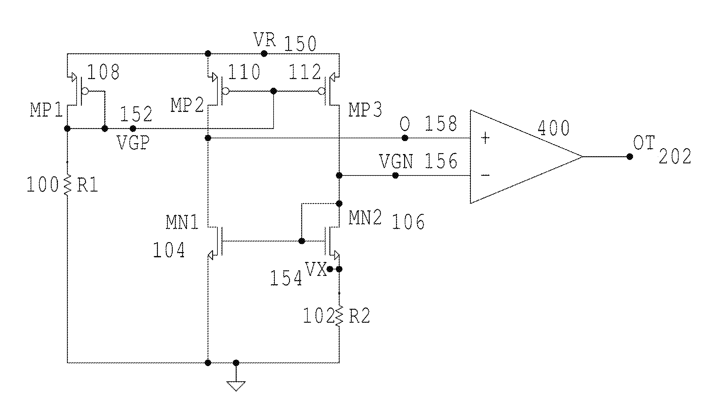 Temperature-stable CMOS voltage reference circuits