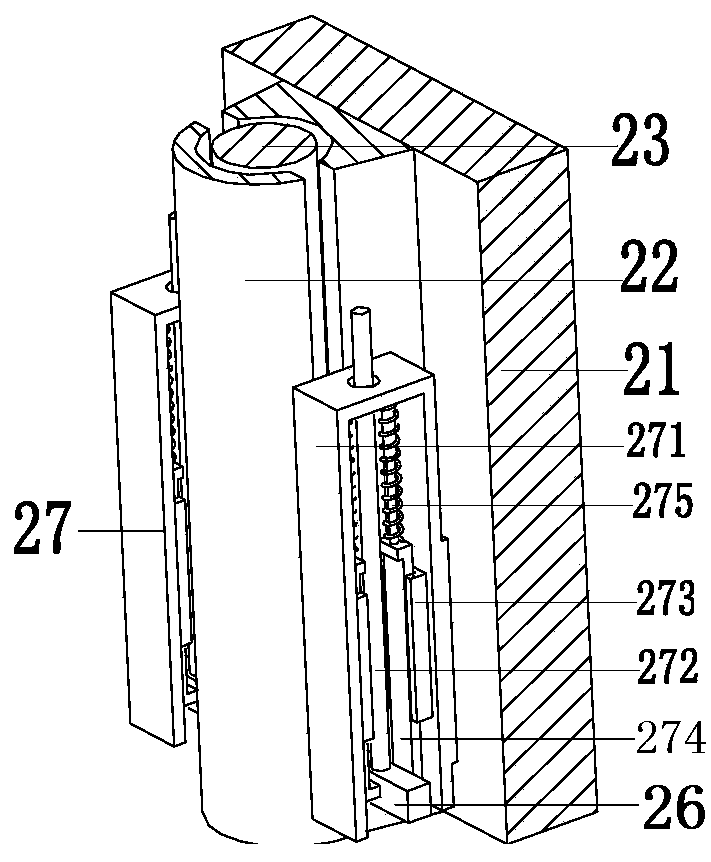 Fabricated building damping structure