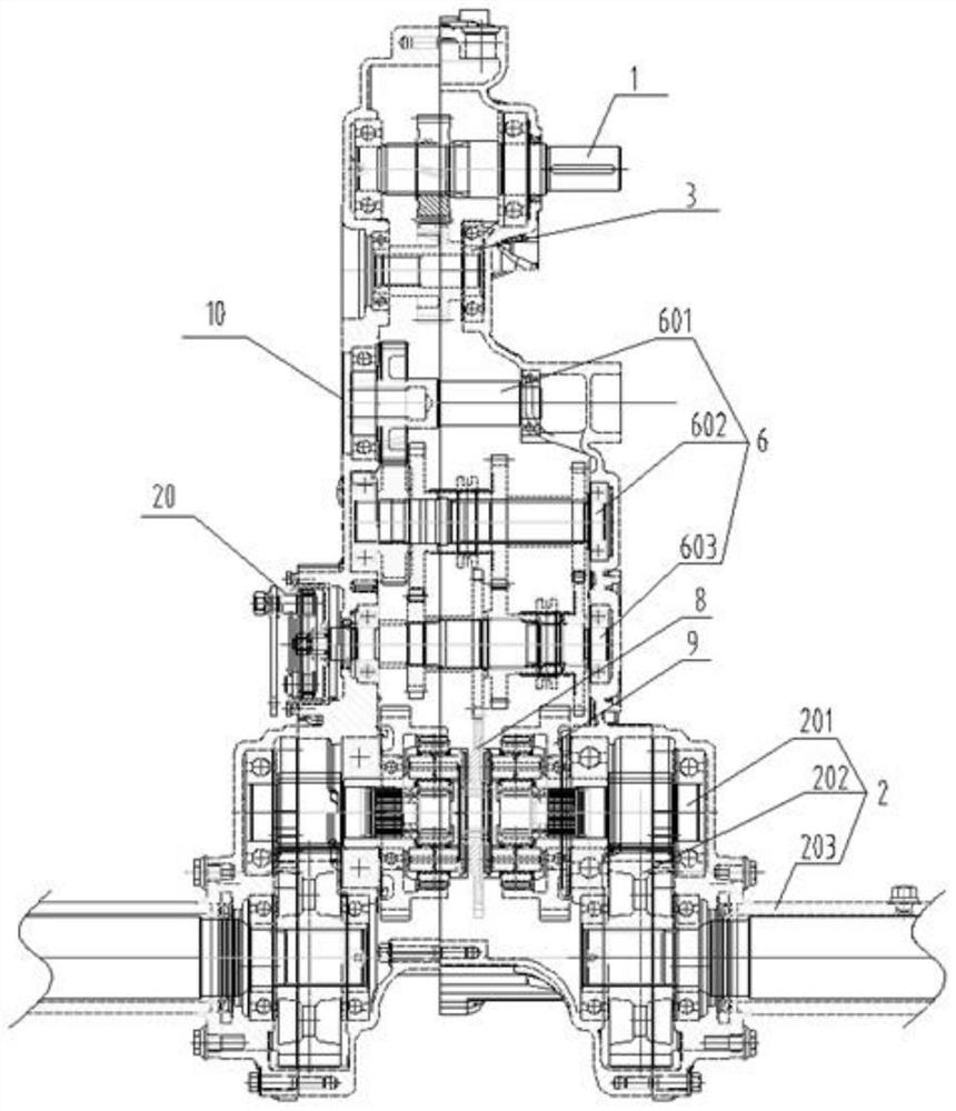 Dual-drive forward and reverse gearbox