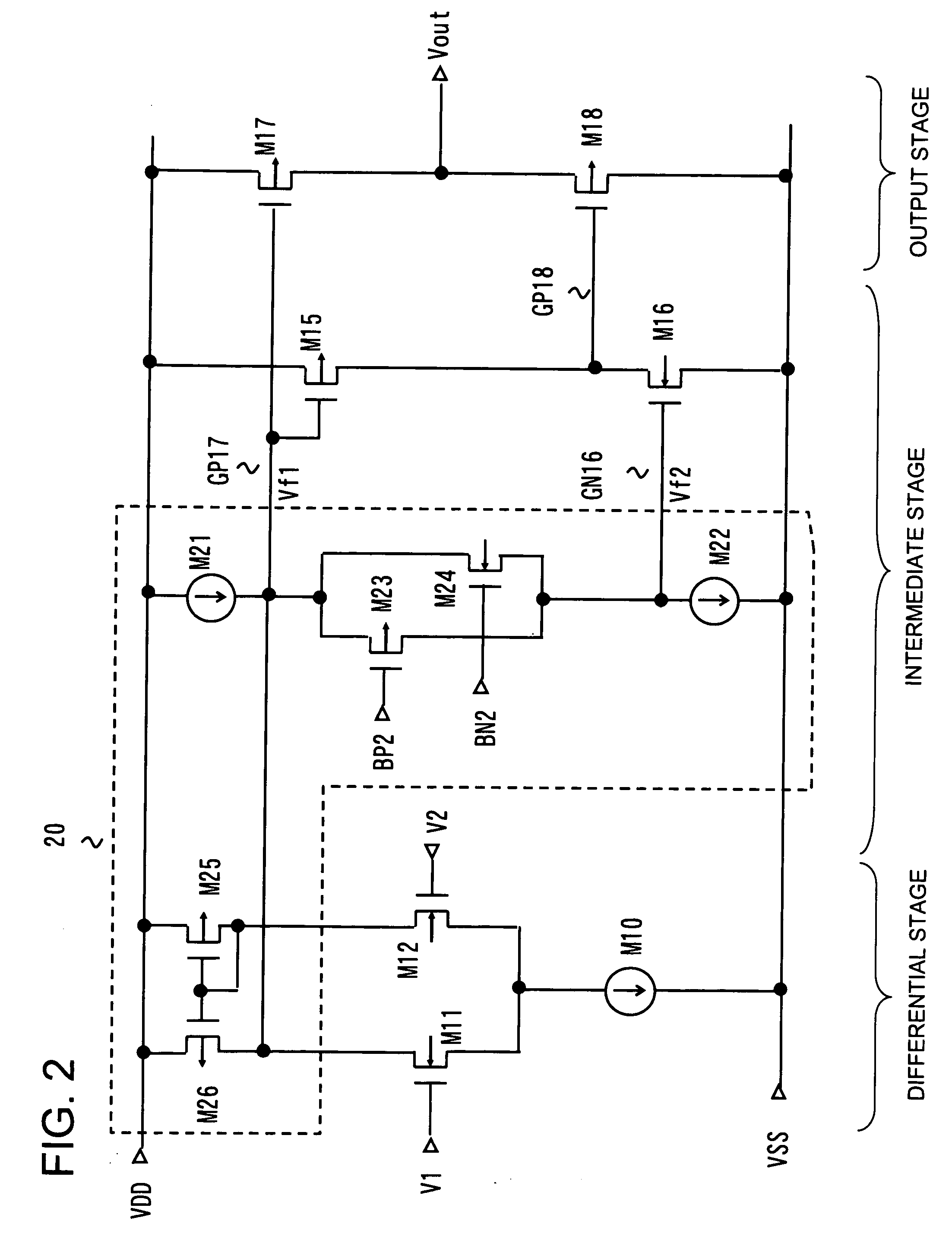 Differential amplifier and drive circuit of display device using the same