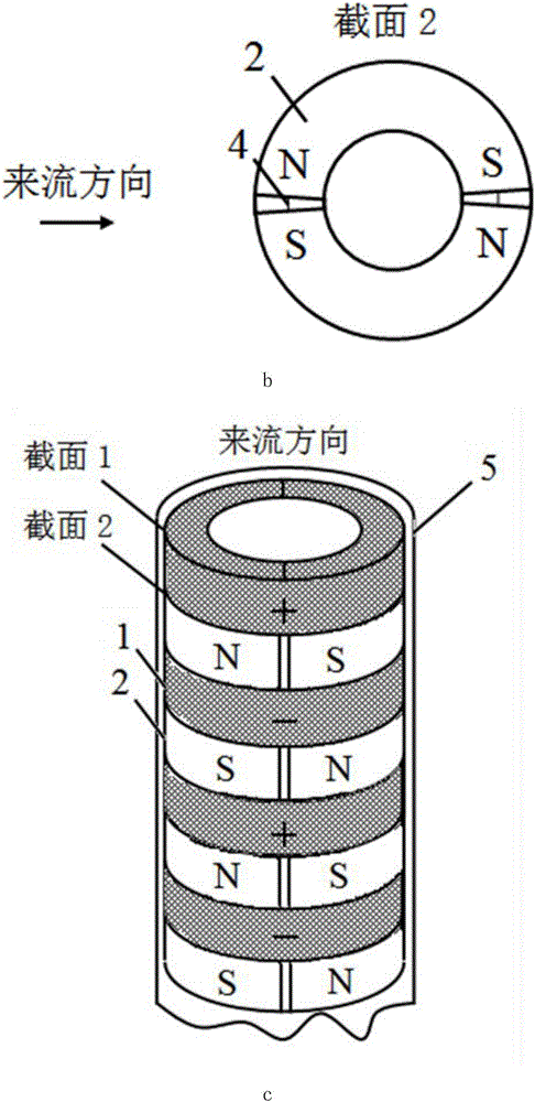 Electromagnetic vibration reduction device for quasi-cylindrical pier of cross-sea bridge