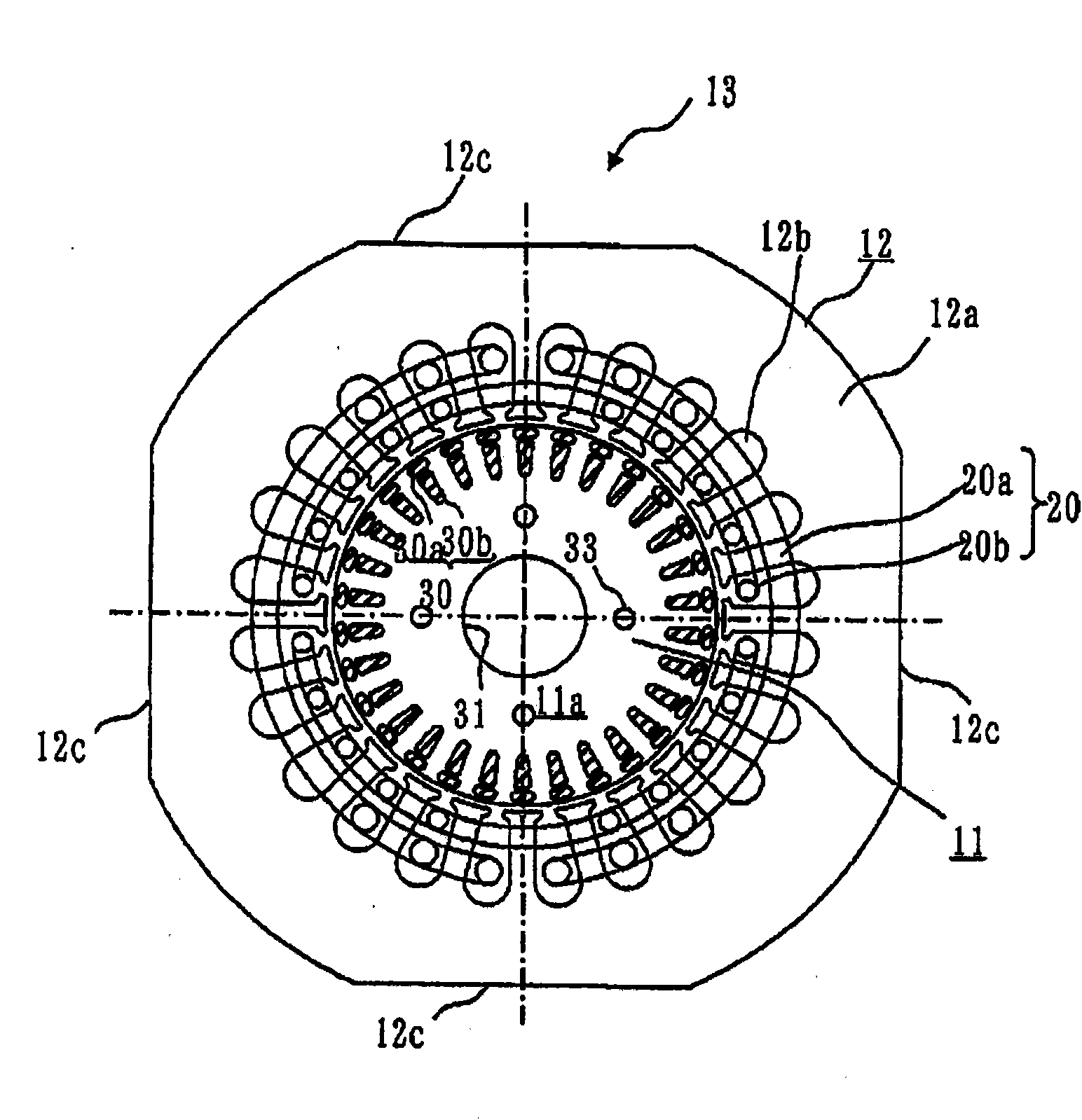 Electric motor for compressor, compressor, and freezing cycle device
