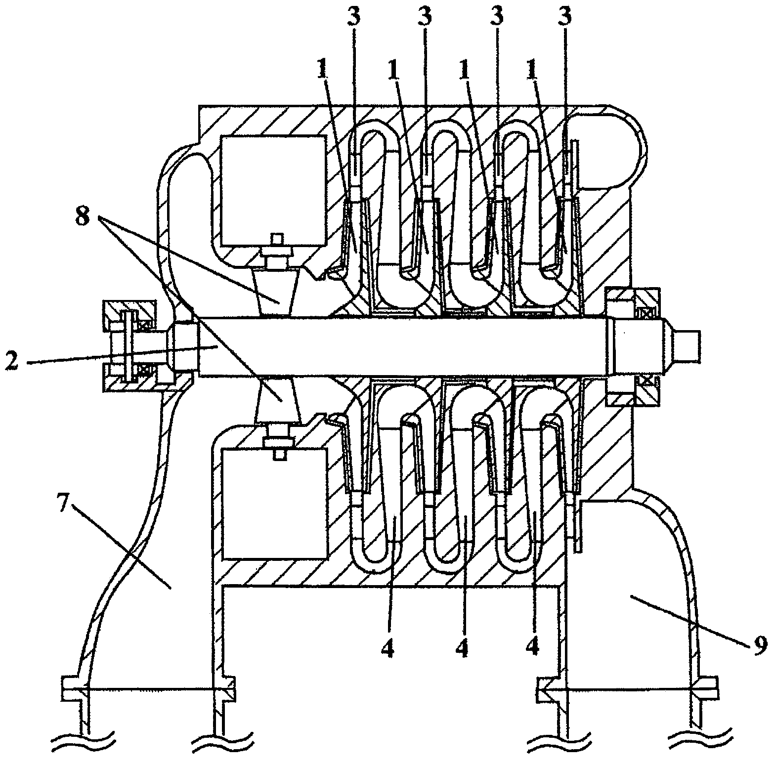 Centrifugal fluid machine