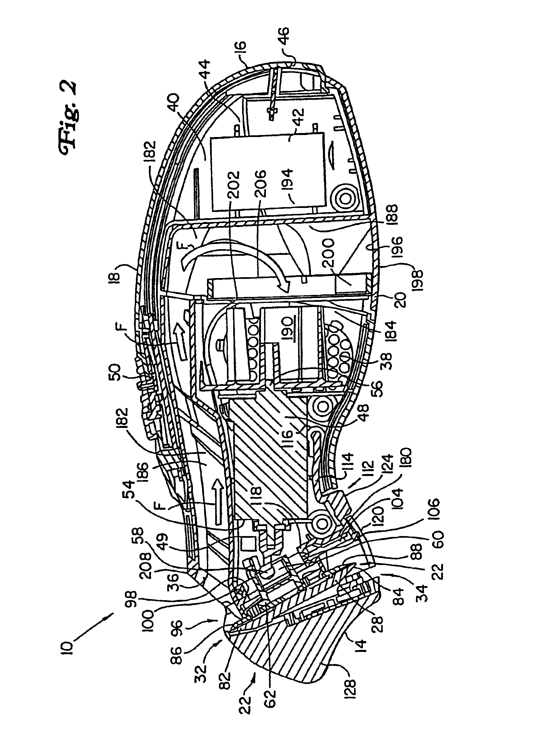 Hair clipping device with rotating bladeset having multiple cutting edges