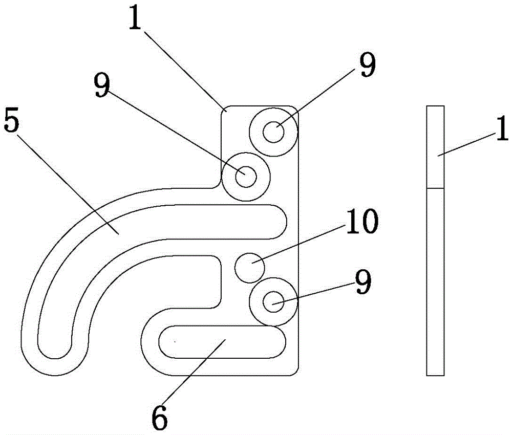 Combined mechanism for panel rotation and guidance