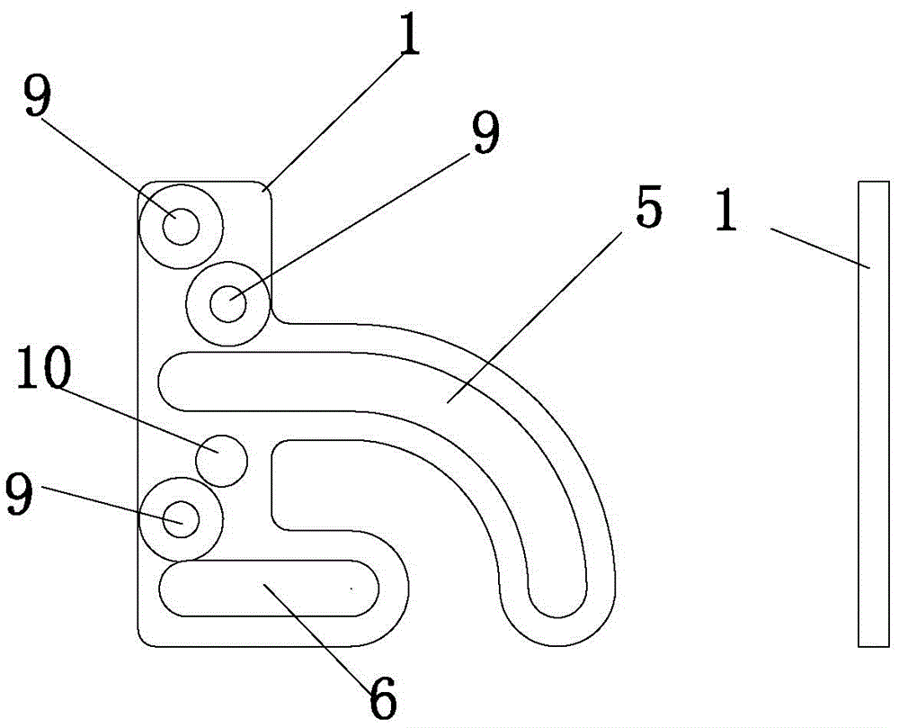 Combined mechanism for panel rotation and guidance