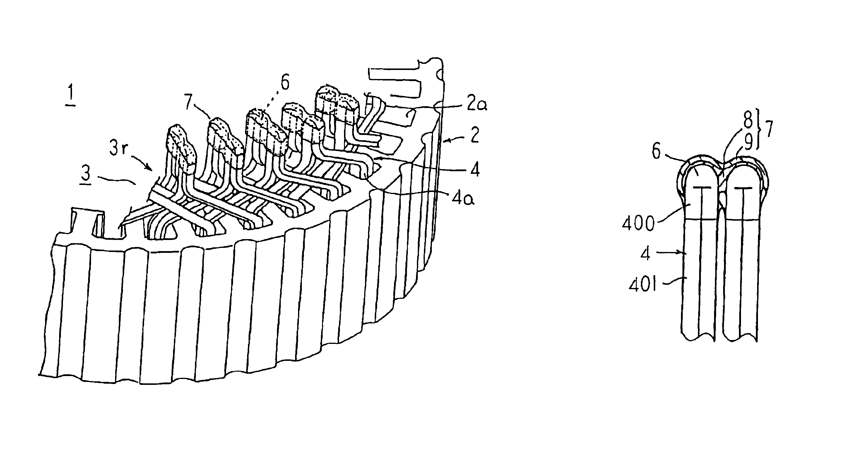 Stator for a dynamoelectric machine