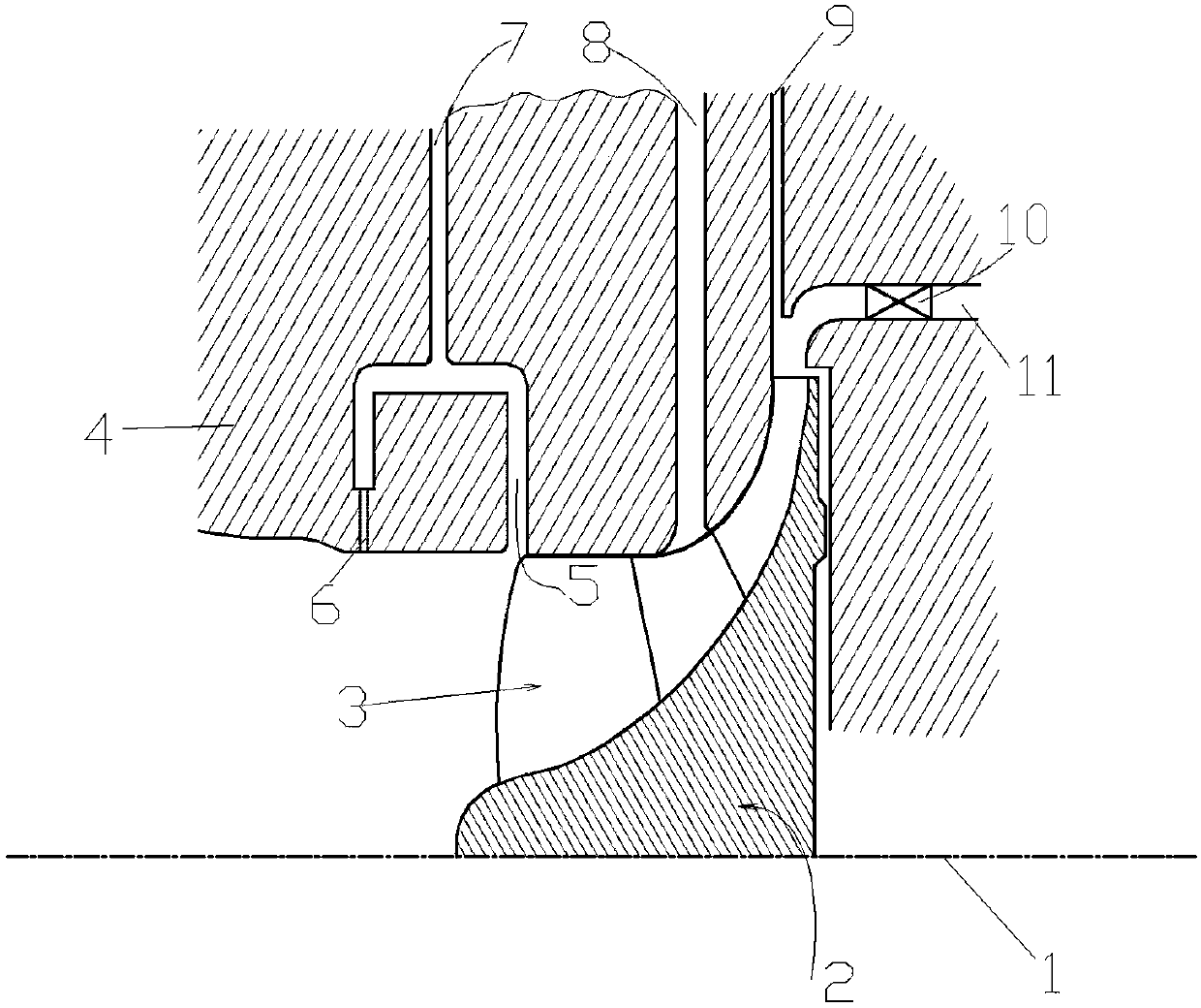 Unstable flow guiding device for pump