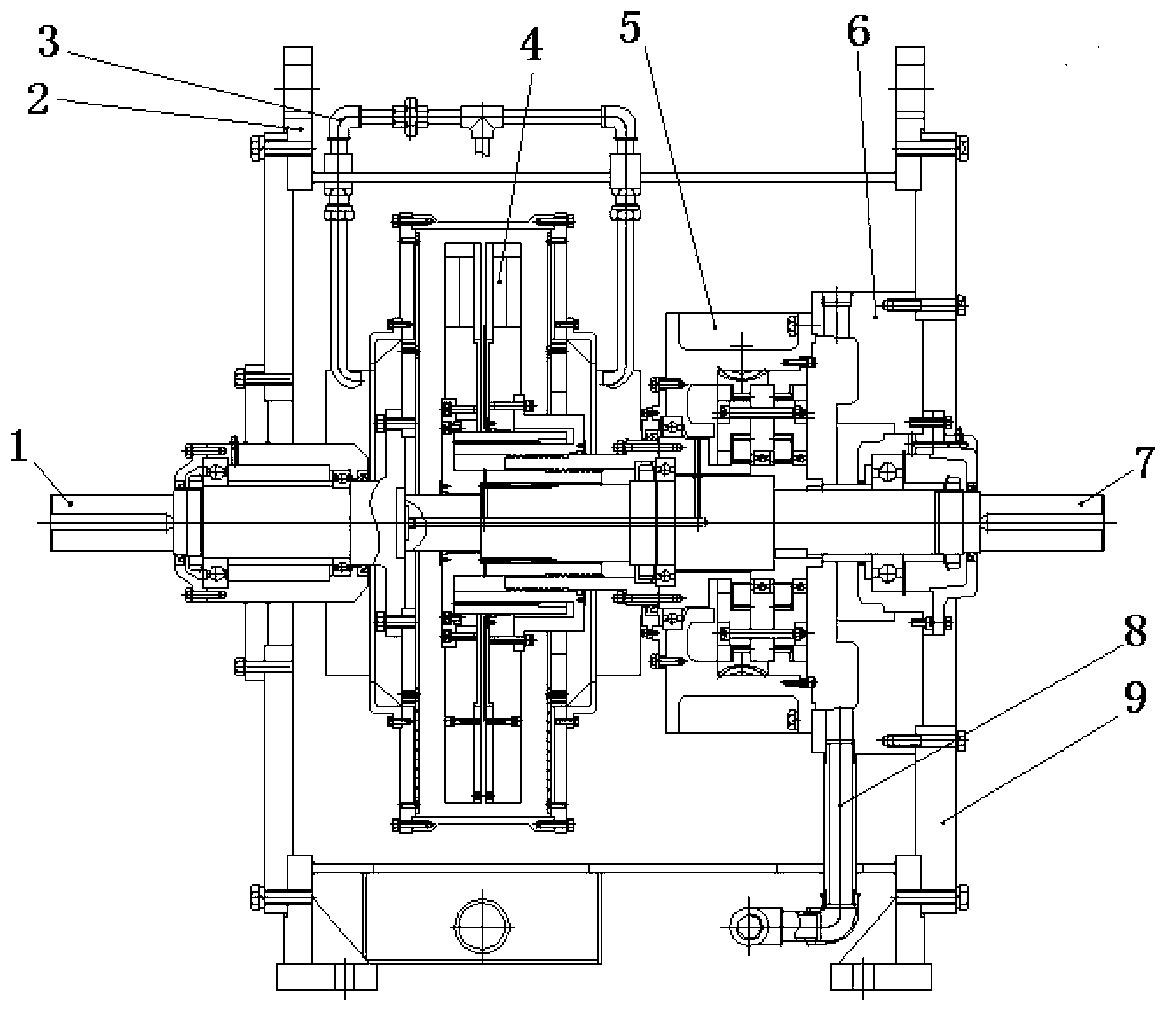 Magnetic coupling gearbox