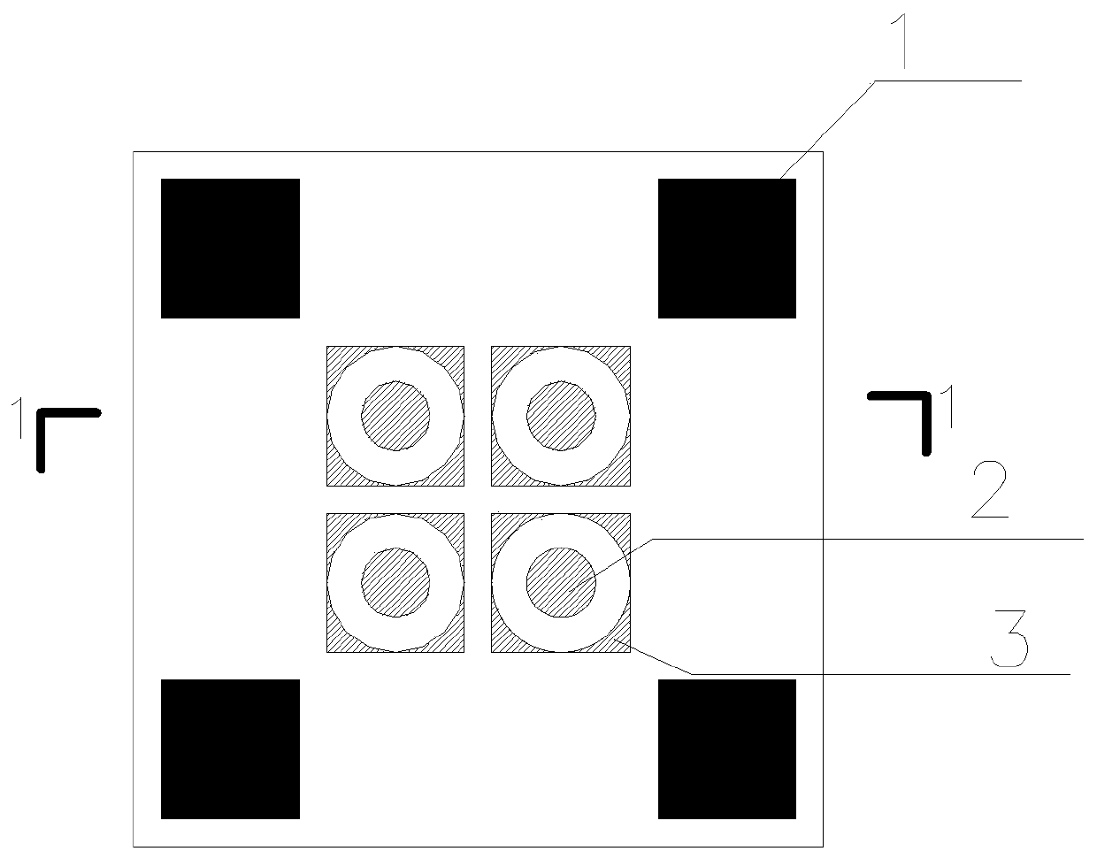 Composite rolling shock isolation support