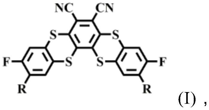 Thermally activated delayed fluorescent material and organic light-emitting diode prepared therefrom