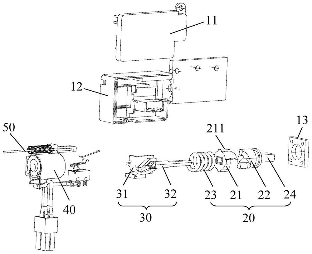 Damping door lock and washing machine