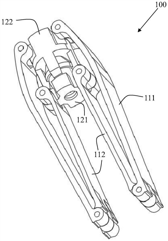 Tricuspid valve clamping device