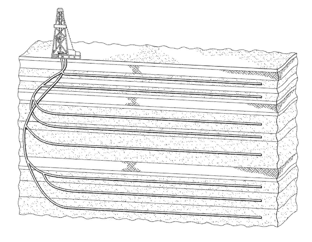 Methods of producing with multi-sidetracked mother wellbores