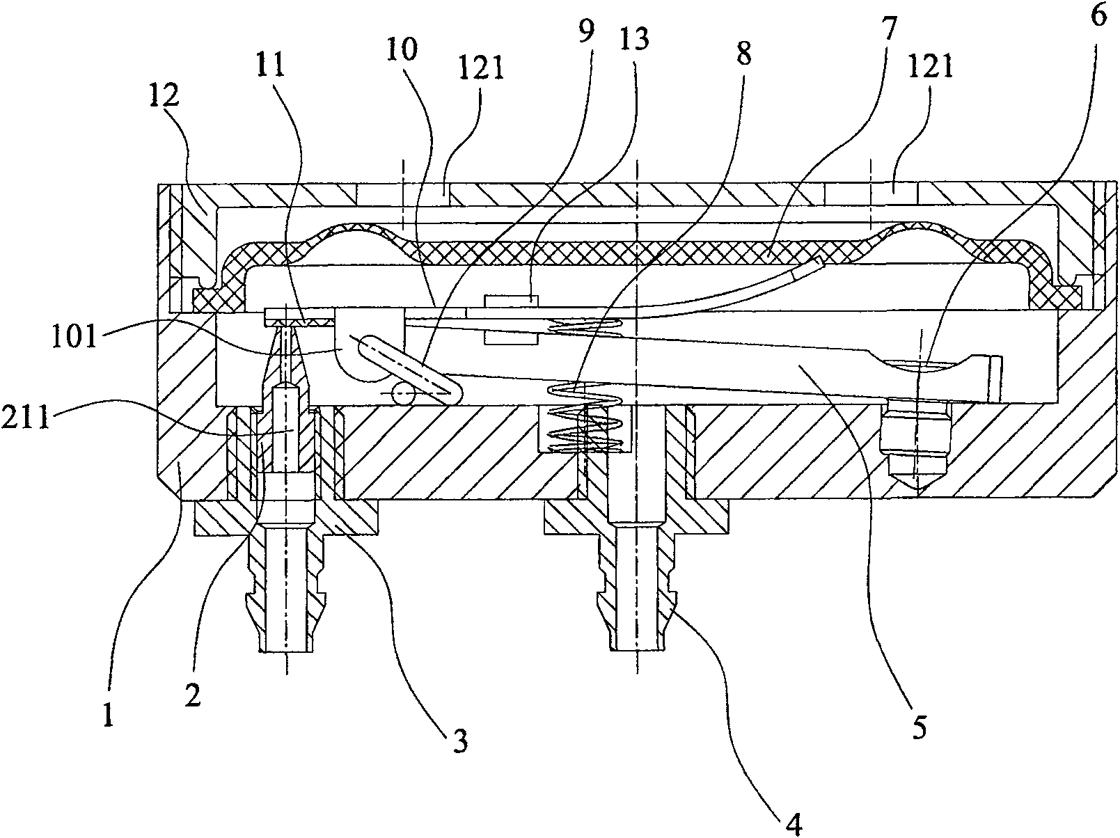 High response air controlled trigger device