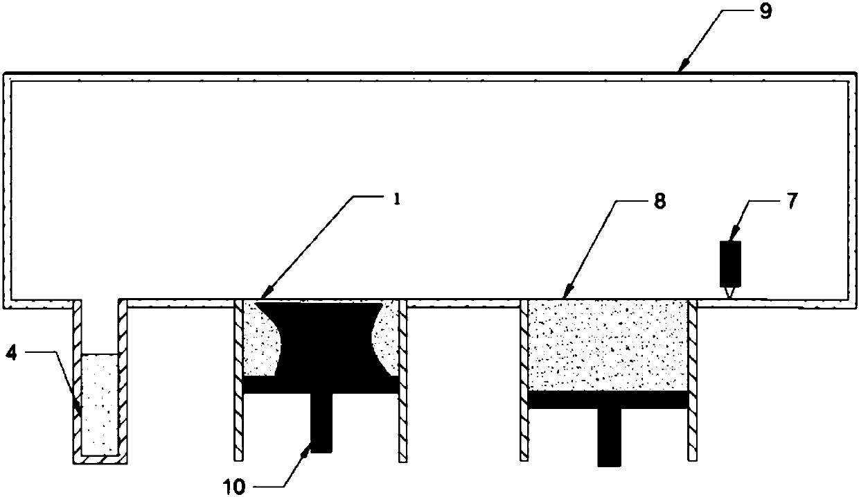 A laser selective melting high-efficiency forming device and method