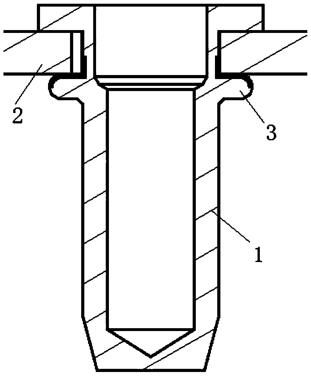 Pull rivet nut installation method capable of improving rotation-resistant capacity