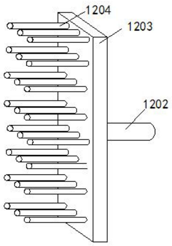 Treatment device for rapidly removing ammonia nitrogen from livestock and poultry wastewater