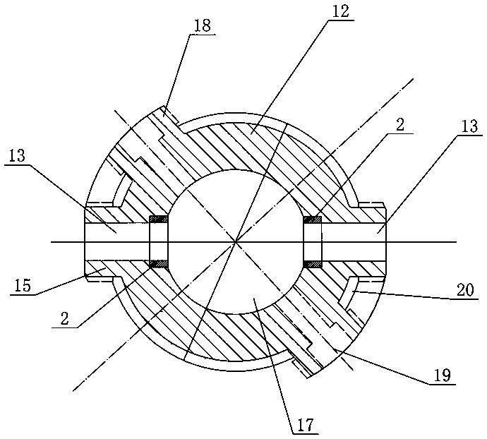 Cylinder sleeve for two-stroke opposed piston internal combustion engine