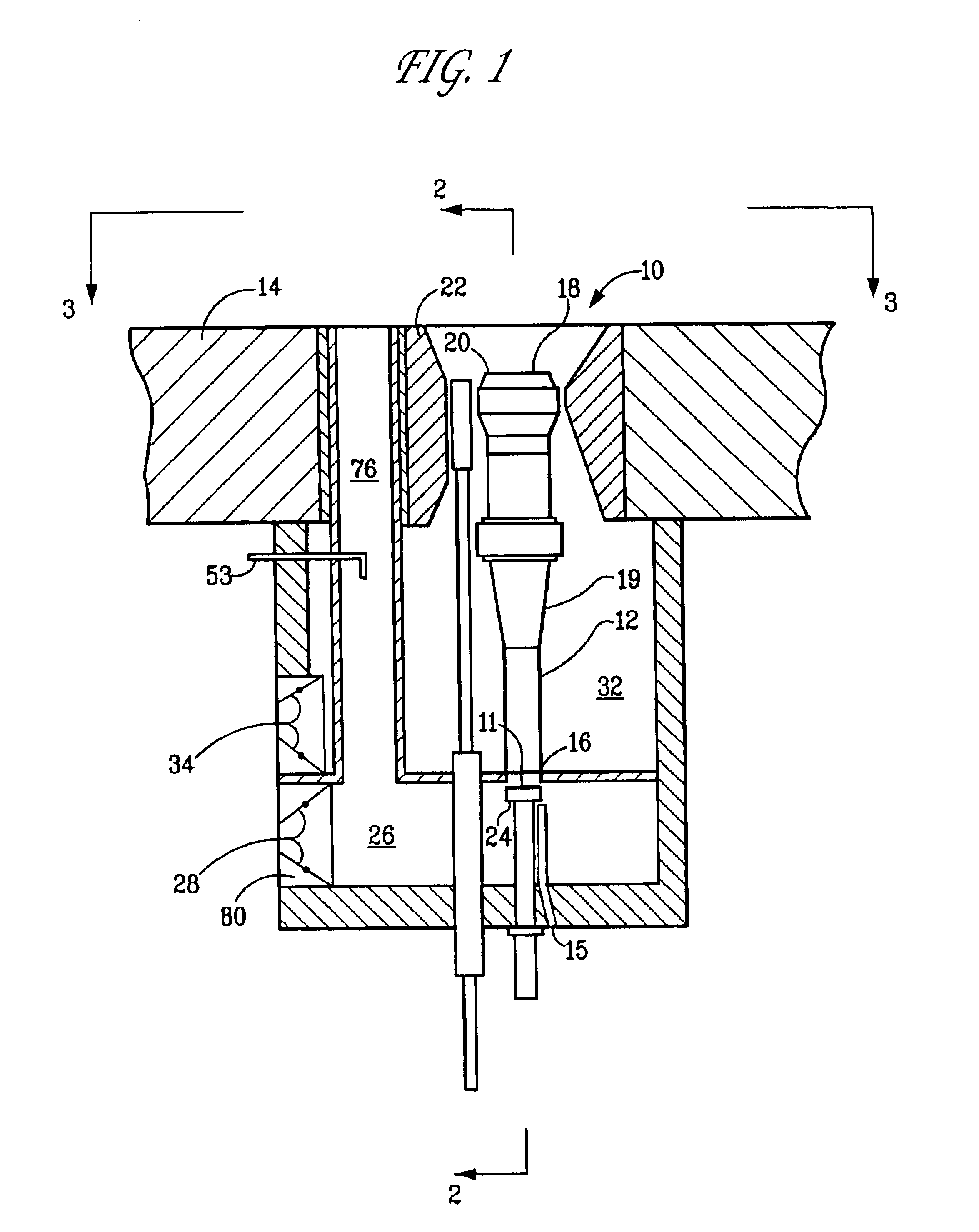 Burner employing steam injection