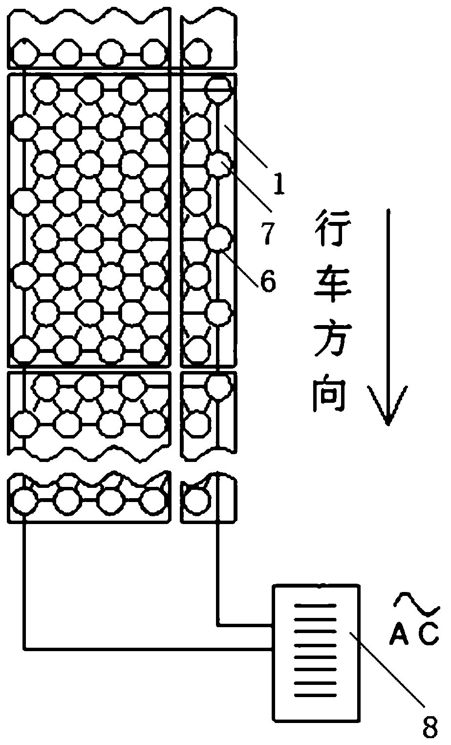 An electric heating ice and snow melting bridge deck structure and its construction method