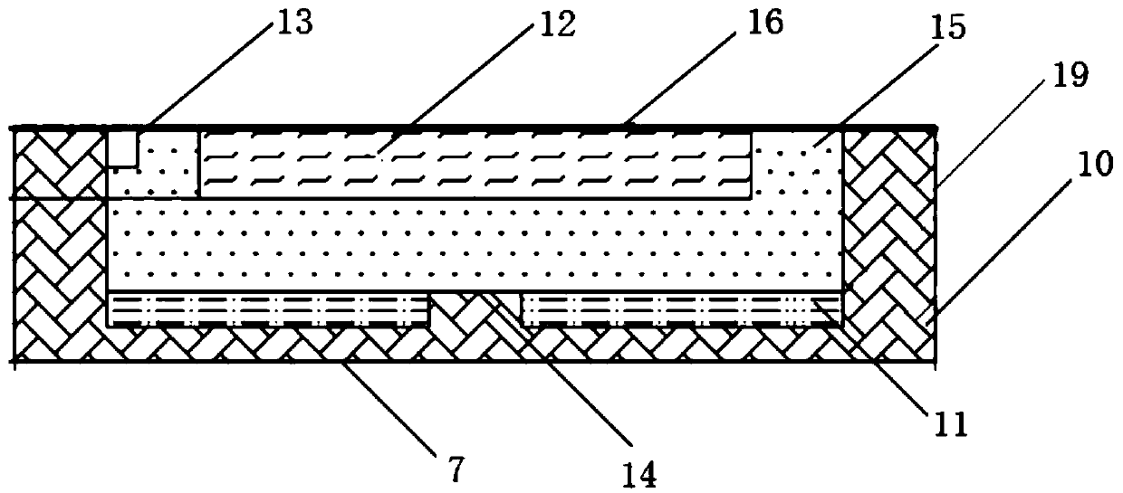 An electric heating ice and snow melting bridge deck structure and its construction method